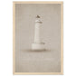 Micoo Art and Decor Posters, Prints and Visual Artworks 30x45 cm / 12x18″ / Wood frame FULL VISION - Lighthouse - Nautical - Framed Poster