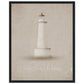 Micoo Art and Decor Posters, Prints and Visual Artworks 40x50 cm / 16x20″ / Black frame FULL VISION - Lighthouse - Nautical - Framed Poster