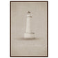 Micoo Art and Decor Posters, Prints and Visual Artworks FULL VISION - Lighthouse - Nautical - Framed Poster