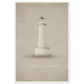Micoo Art and Decor Posters, Prints and Visual Artworks FULL VISION - Lighthouse - Nautical - Framed Poster
