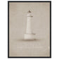 Micoo Art and Decor Posters, Prints and Visual Artworks 45x60 cm / 18x24″ / Black frame FULL VISION - Lighthouse - Nautical - Framed Poster