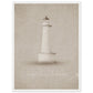 Micoo Art and Decor Posters, Prints and Visual Artworks 45x60 cm / 18x24″ / White frame FULL VISION - Lighthouse - Nautical - Framed Poster