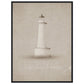 Micoo Art and Decor Posters, Prints and Visual Artworks 60x80 cm / 24x32″ / Black frame FULL VISION - Lighthouse - Nautical - Framed Poster