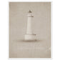 Micoo Art and Decor Posters, Prints and Visual Artworks 60x80 cm / 24x32″ / White frame FULL VISION - Lighthouse - Nautical - Framed Poster
