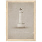 Micoo Art and Decor Posters, Prints and Visual Artworks A4 21x29.7 cm / 8x12″ / Wood frame FULL VISION - Lighthouse - Nautical - Framed Poster