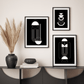 MiCoo Art & Decor Posters, Prints and Visual Artworks LIFE & LIGHT COLLECTION - Mid Century Style - Monochrome - Digital Download.