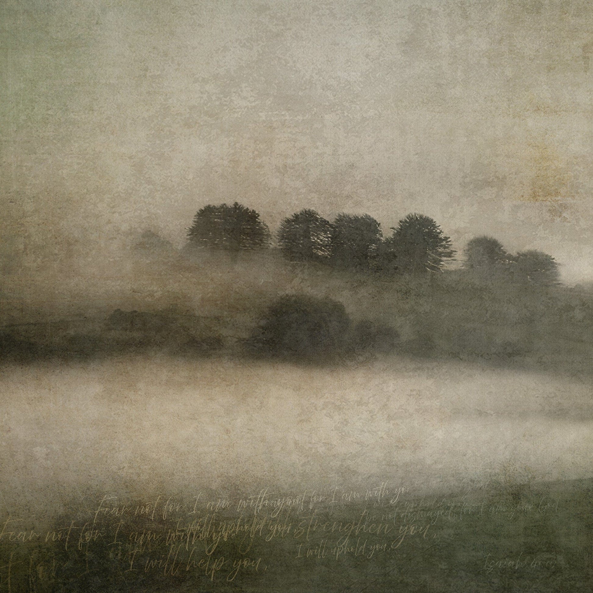 Modern abstract Country/Farmhouse muted earthy Landscape  