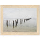 Micoo Art and Decor Posters, Prints and Visual Artworks 15x20 cm / 6x8″ / Wood frame PEACEFUL WATERS - Seascape - Nautical - Framed Poster
