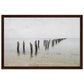Micoo Art and Decor Posters, Prints and Visual Artworks 28x43  cm / XL (11x17″) / Dark wood frame PEACEFUL WATERS - Seascape - Nautical - Framed Poster