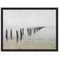 Micoo Art and Decor Posters, Prints and Visual Artworks 30x40 cm / 12x16″ / Black frame PEACEFUL WATERS - Seascape - Nautical - Framed Poster