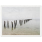 Micoo Art and Decor Posters, Prints and Visual Artworks 30x40 cm / 12x16″ / White frame PEACEFUL WATERS - Seascape - Nautical - Framed Poster