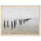 Micoo Art and Decor Posters, Prints and Visual Artworks 30x40 cm / 12x16″ / Wood frame PEACEFUL WATERS - Seascape - Nautical - Framed Poster