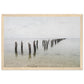 Micoo Art and Decor Posters, Prints and Visual Artworks 30x45 cm / 12x18″ / Wood frame PEACEFUL WATERS - Seascape - Nautical - Framed Poster