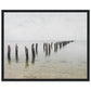 Micoo Art and Decor Posters, Prints and Visual Artworks 40x50 cm / 16x20″ / Black frame PEACEFUL WATERS - Seascape - Nautical - Framed Poster