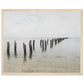 Micoo Art and Decor Posters, Prints and Visual Artworks 40x50 cm / 16x20″ / Wood frame PEACEFUL WATERS - Seascape - Nautical - Framed Poster