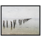 Micoo Art and Decor Posters, Prints and Visual Artworks 45x60 cm / 18x24″ / Black frame PEACEFUL WATERS - Seascape - Nautical - Framed Poster