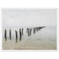 Micoo Art and Decor Posters, Prints and Visual Artworks 45x60 cm / 18x24″ / White frame PEACEFUL WATERS - Seascape - Nautical - Framed Poster