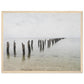Micoo Art and Decor Posters, Prints and Visual Artworks 45x60 cm / 18x24″ / Wood frame PEACEFUL WATERS - Seascape - Nautical - Framed Poster