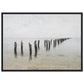 Micoo Art and Decor Posters, Prints and Visual Artworks 50x70 cm / 20x28″ / Black frame PEACEFUL WATERS - Seascape - Nautical - Framed Poster