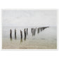 Micoo Art and Decor Posters, Prints and Visual Artworks 50x70 cm / 20x28″ / White frame PEACEFUL WATERS - Seascape - Nautical - Framed Poster