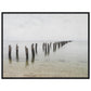 Micoo Art and Decor Posters, Prints and Visual Artworks 60x80 cm / 24x32″ / Black frame PEACEFUL WATERS - Seascape - Nautical - Framed Poster