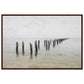 Micoo Art and Decor Posters, Prints and Visual Artworks 60x90 cm / 24x36″ / Dark wood frame PEACEFUL WATERS - Seascape - Nautical - Framed Poster