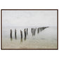 Micoo Art and Decor Posters, Prints and Visual Artworks 70x100 cm / 28x40″ / Dark wood frame PEACEFUL WATERS - Seascape - Nautical - Framed Poster