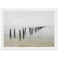 Micoo Art and Decor Posters, Prints and Visual Artworks A4 21x29.7 cm / 8x12″ / White frame PEACEFUL WATERS - Seascape - Nautical - Framed Poster