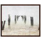 Micoo Art & Decor Posters, Prints and Visual Artworks 40x50 cm / 16x20″ / Dark wood frame POSSIBILITIES - Seascape - Nautical -  Framed Poster