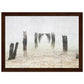 Micoo Art & Decor Posters, Prints and Visual Artworks A4 21x29.7 cm / 8x12″ / Dark wood frame POSSIBILITIES - Seascape - Nautical -  Framed Poster