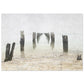 POSSIBILITIES - Seascape - Nautical - Poster of Ocean and old pirs emerging from the sea