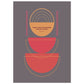 MiCoo Art & Decor Posters, Prints and Visual Artworks A3 (29.7 x 42  cm) POUR OUT - Mid Century Style - Poster