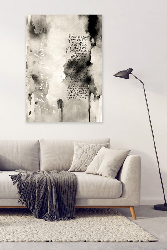 monochrome abstracted Word Art 