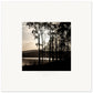 MiCoo Art & Decor Posters, Prints and Visual Artworks 30x30 cm / 12x12″ REFLECTING LIGHT  - Landscape - Monochrome - Fine Art Print