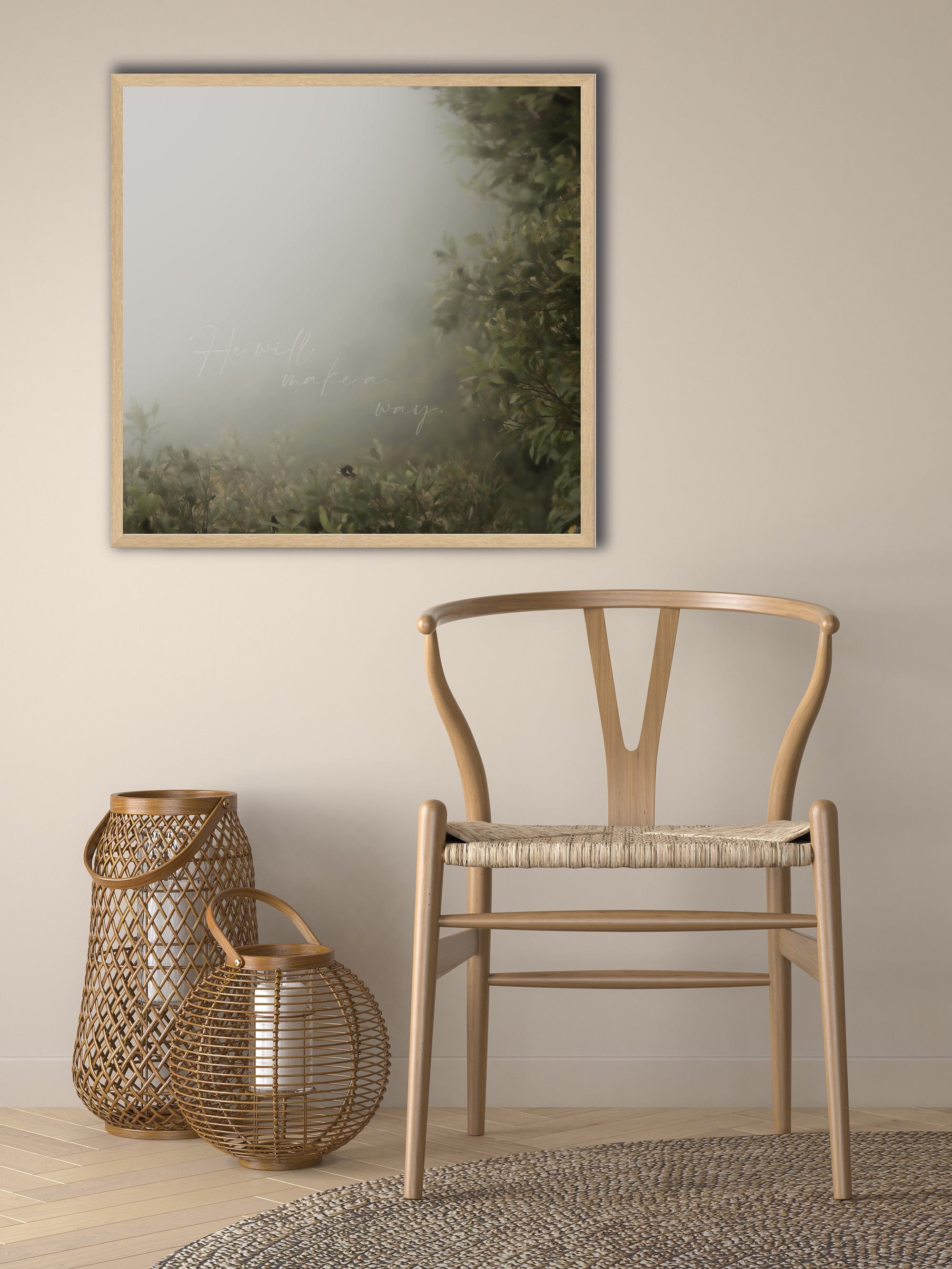 Christian Abstract landscape | The Known Path - MiCoo Art & Decor