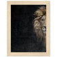 Micoo Art and Decor Posters, Prints and Visual Artworks 15x20 cm / 6x8″ / Wood frame THE LION OF JUDAH - Framed Poster