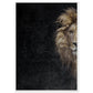 Micoo Art and Decor Posters, Prints and Visual Artworks 70x100 cm / 28x40″ / White frame THE LION OF JUDAH - Framed Poster
