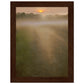 Micoo Art and Decor Posters, Prints and Visual Artworks 15x20 cm / 6x8″ / Dark wood frame THE PATH OF LIFE  - Abstract Landscape - Framed Poster