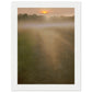 Micoo Art and Decor Posters, Prints and Visual Artworks 15x20 cm / 6x8″ / White frame THE PATH OF LIFE  - Abstract Landscape - Framed Poster