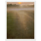 Micoo Art and Decor Posters, Prints and Visual Artworks 30x40 cm / 12x16″ / White frame THE PATH OF LIFE  - Abstract Landscape - Framed Poster