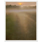Micoo Art and Decor Posters, Prints and Visual Artworks 40x50 cm / 16x20″ / White frame THE PATH OF LIFE  - Abstract Landscape - Framed Poster