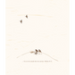 posters set of 3 soft earthy tones small images on textured background around theme of sparrows