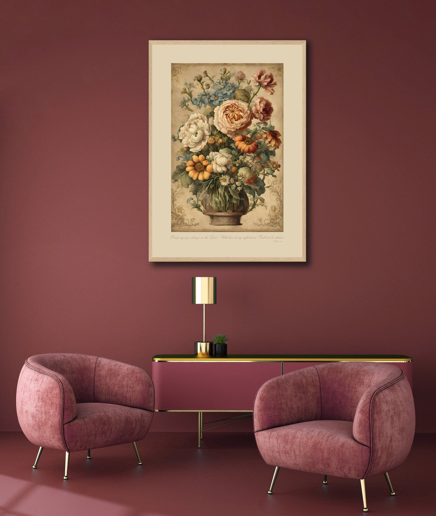 MiCoo Art & Decor Posters, Prints and Visual Artworks TO GAZE - Vintage Floral - Fine Art Print