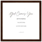 MiCoo Art & Decor Posters, Prints and Visual Artworks UNDER HIS WINGS - Word Art - Framed Poster