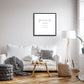 MiCoo Art & Decor Posters, Prints and Visual Artworks UNDER HIS WINGS - Word Art - Framed Poster