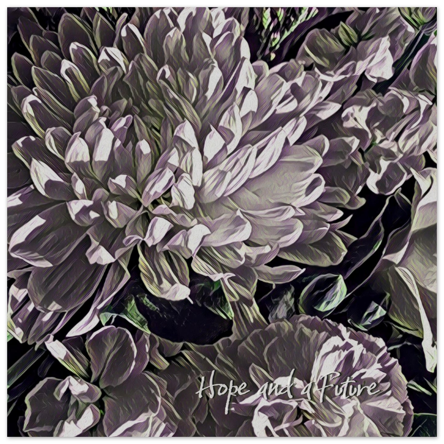 A HOPE AND A FUTURE - Floral - Fine Art  Print